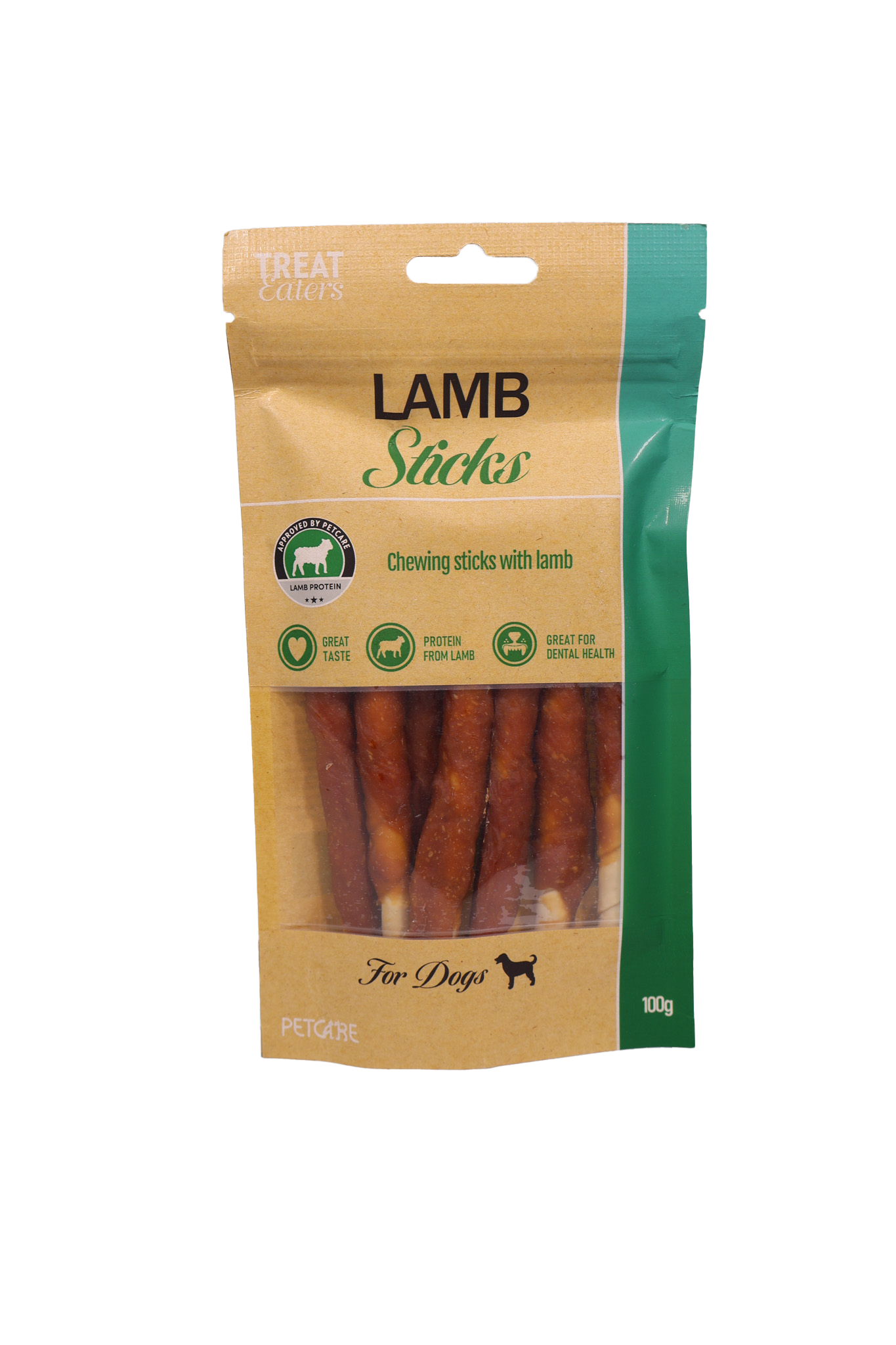 Treat Eaters – Smakrika tuggpinnar med lamm 100 g