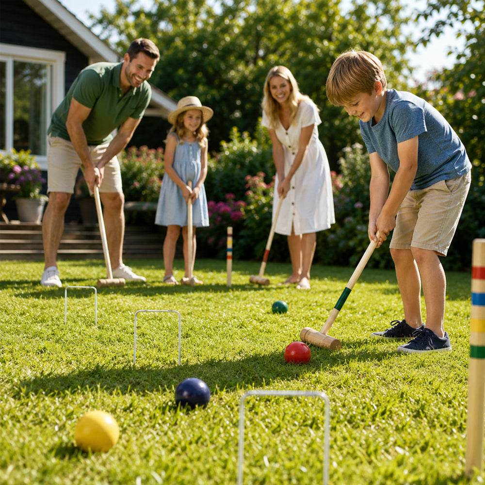 Sommarens stora trädgårdsspelspaket med 5 klassiska trädgårdsspel