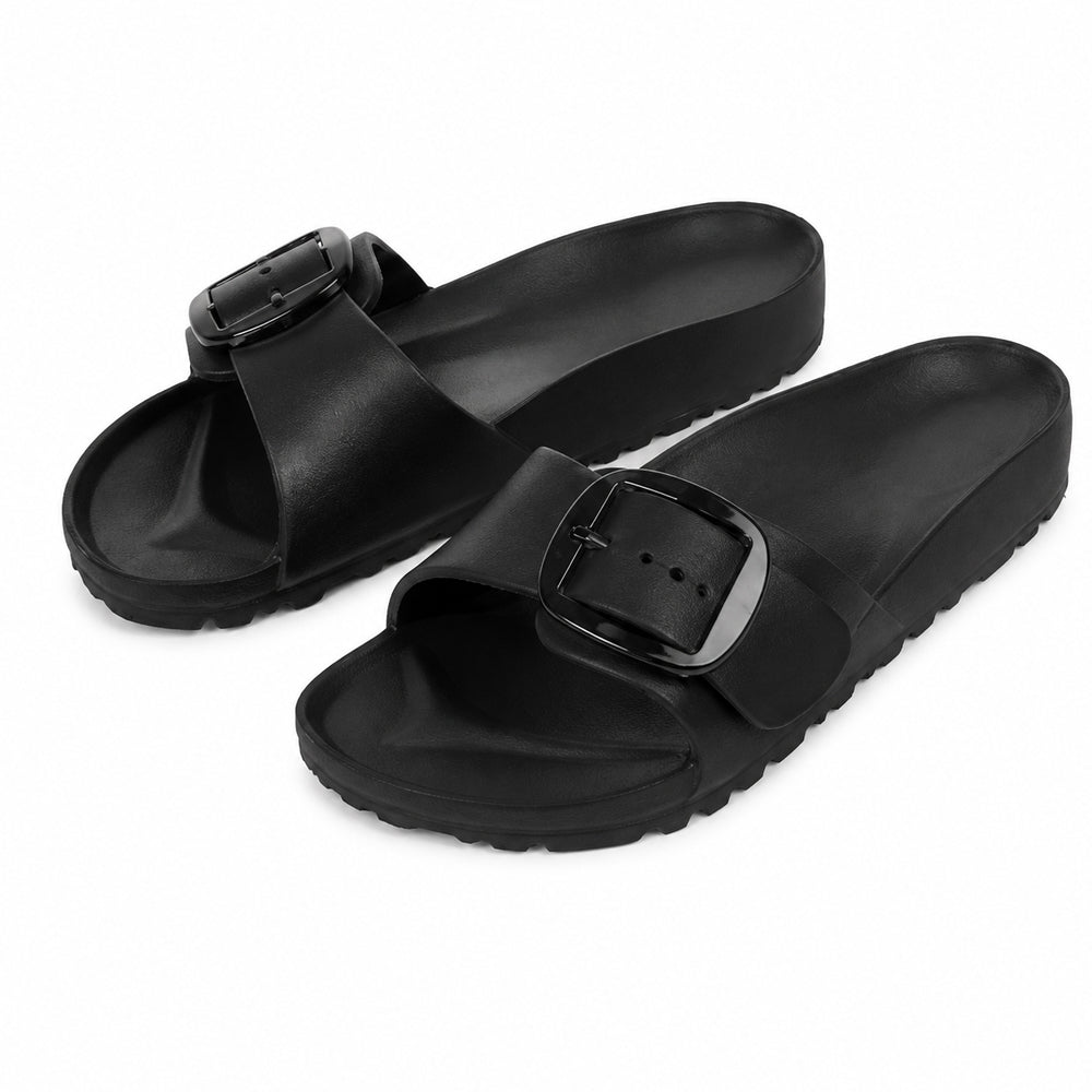 Lätta slippers för kvinnor – bekväma sommarsandaler med spänne