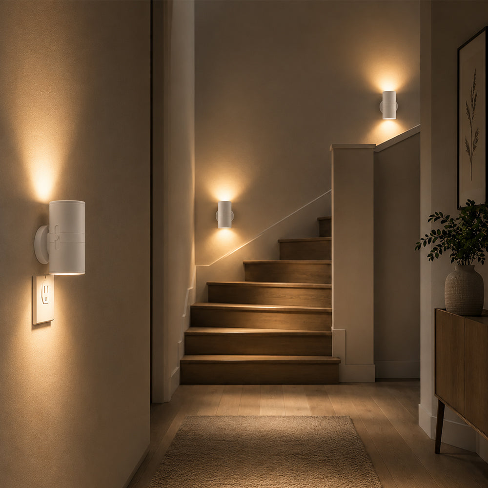 LED-nattlampa med sensor och justerbar ljusstyrka
