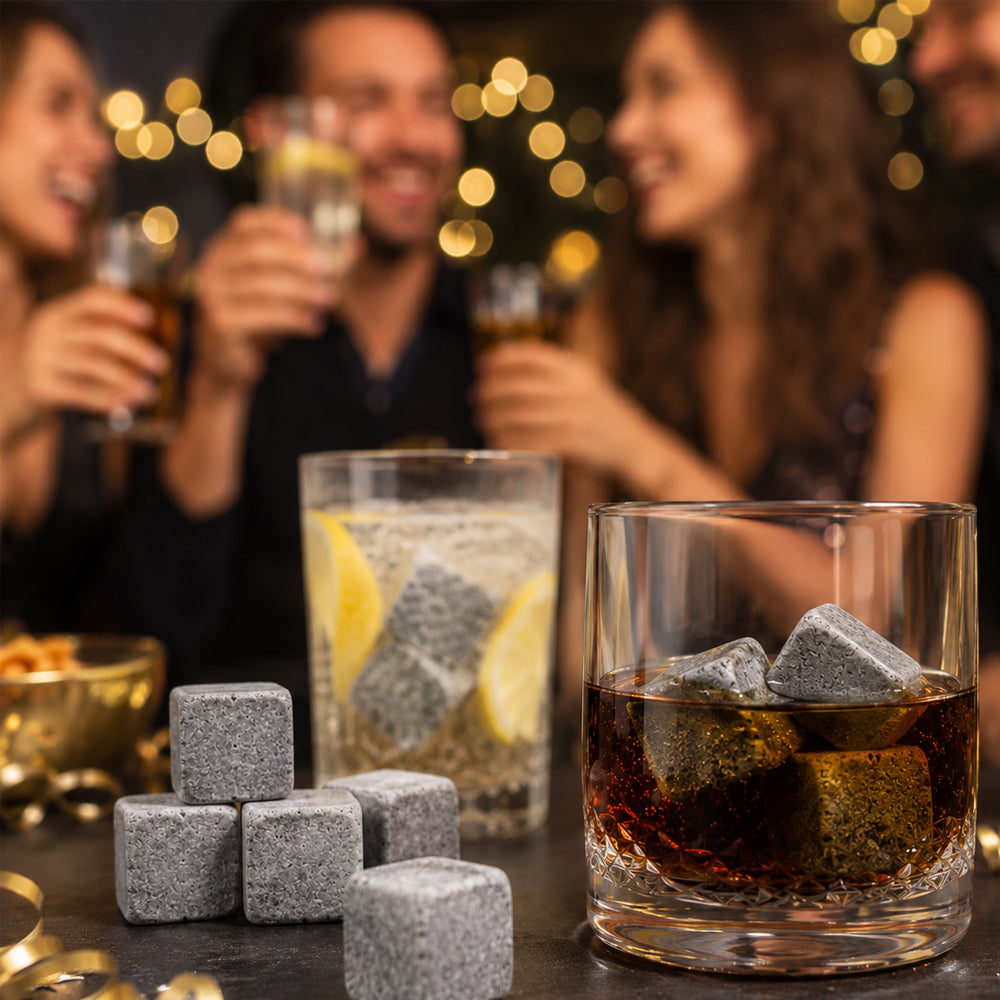 Whiskystenar i natursten – 9 st.