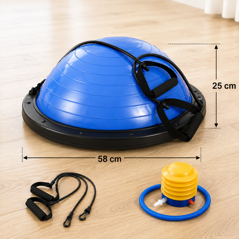 Balansboll – 58 cm – lila eller blå
