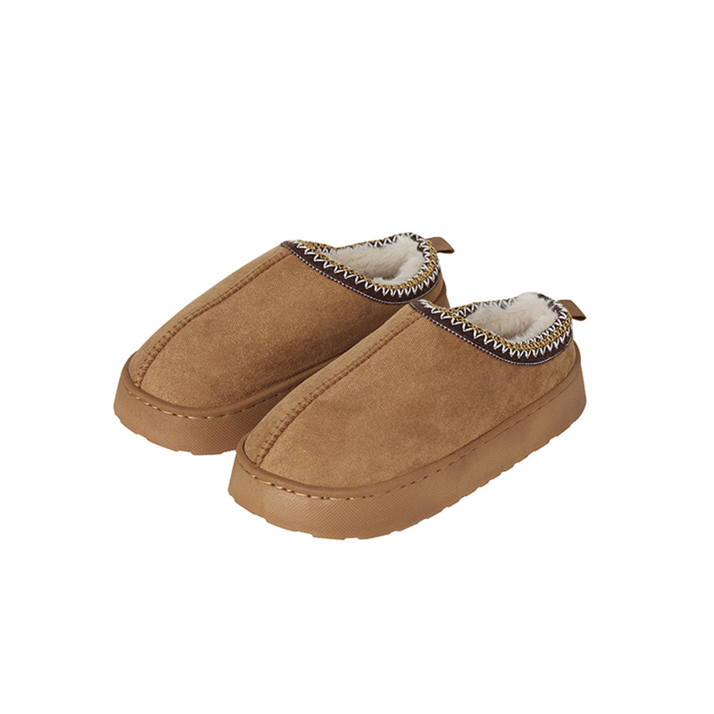 Tofflor – Mjuka, varma & lyxiga (brun & beige)