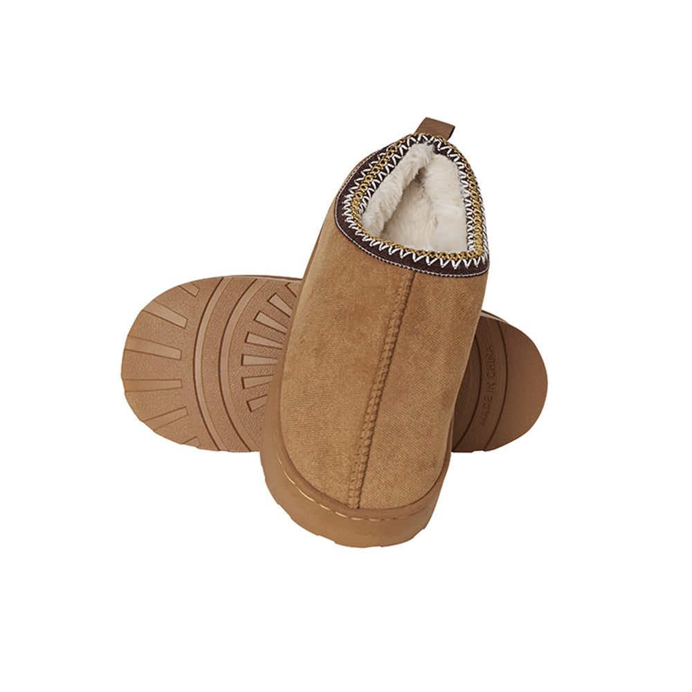Tofflor – Mjuka, varma & lyxiga (brun & beige)
