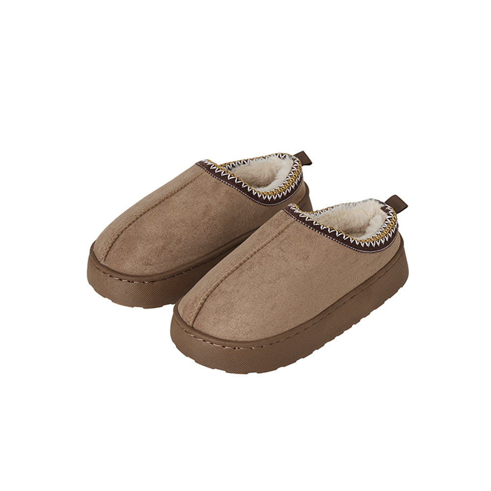 Tofflor – Mjuka, varma & lyxiga (brun & beige)