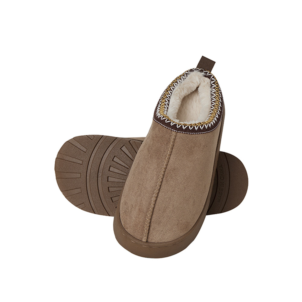 Tofflor – Mjuka, varma & lyxiga (brun & beige)