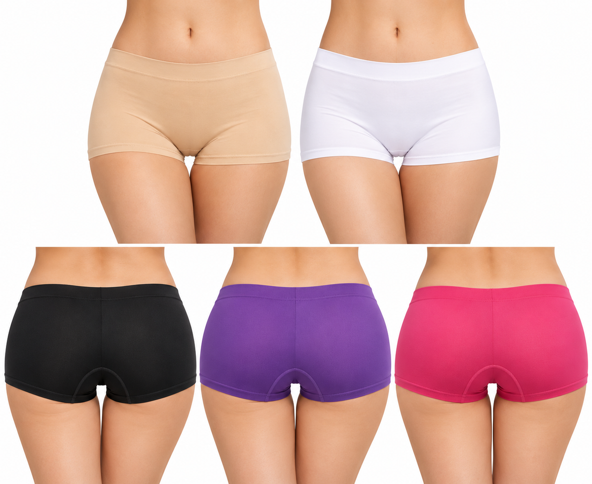Hotpants Hipster 5-pack (flera olika färger)