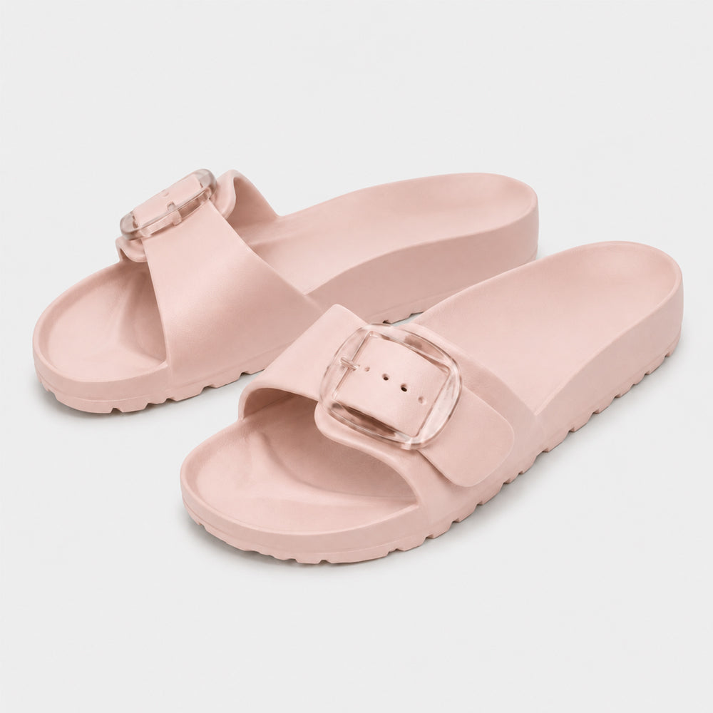 Lätta slippers för kvinnor – bekväma sommarsandaler med spänne