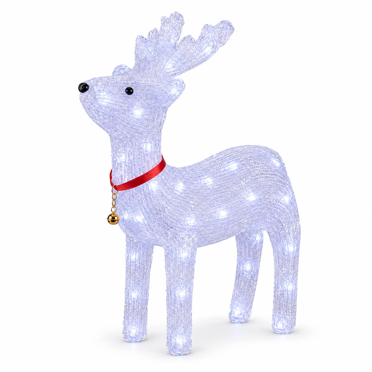 Ren Akryl - höjd 40 cm med LED-belysning