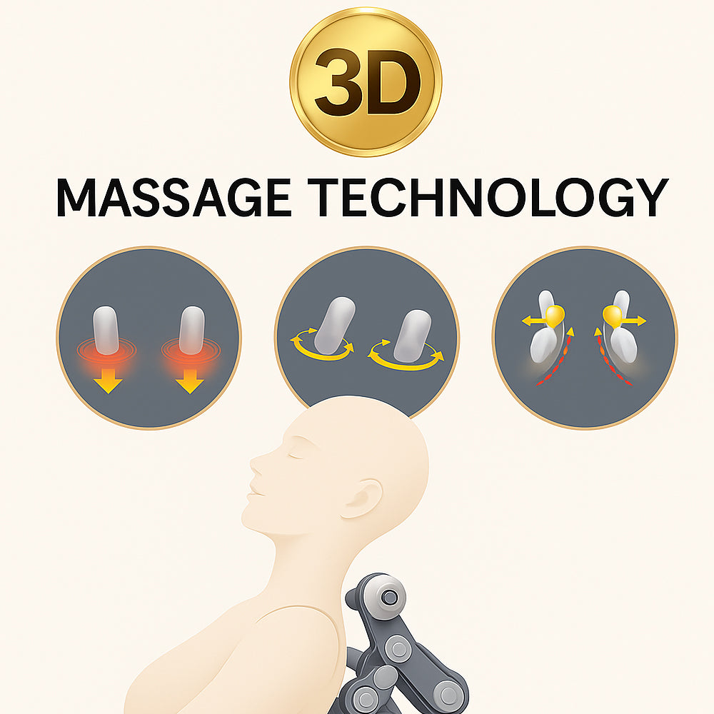 Massagestol 3D, SL-teknologi och Elegant komfort – Modell BN-699