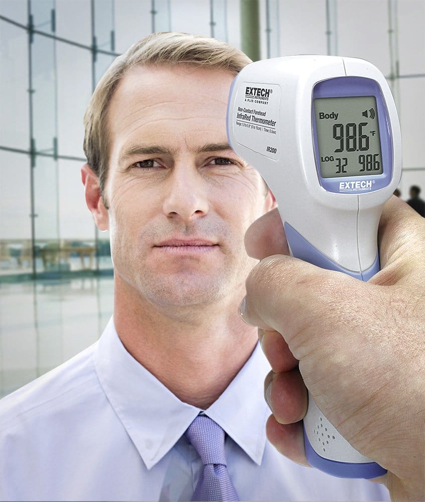 Panntermometer infraröd kontaktfri termometer Extech IR200
