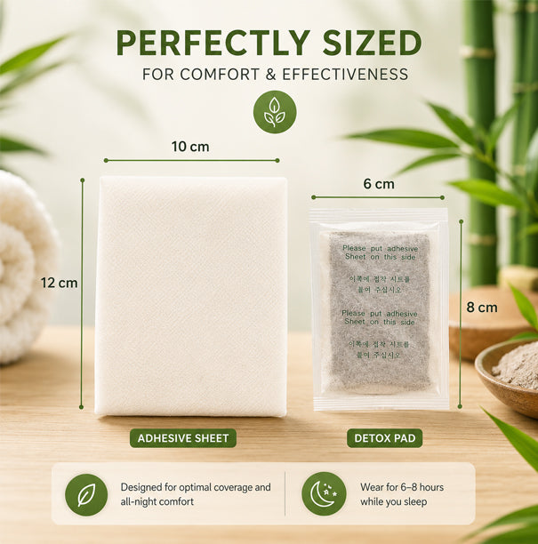 Kinoki Detox Fotplåster – 5-dagarskur (10 förpackningar)