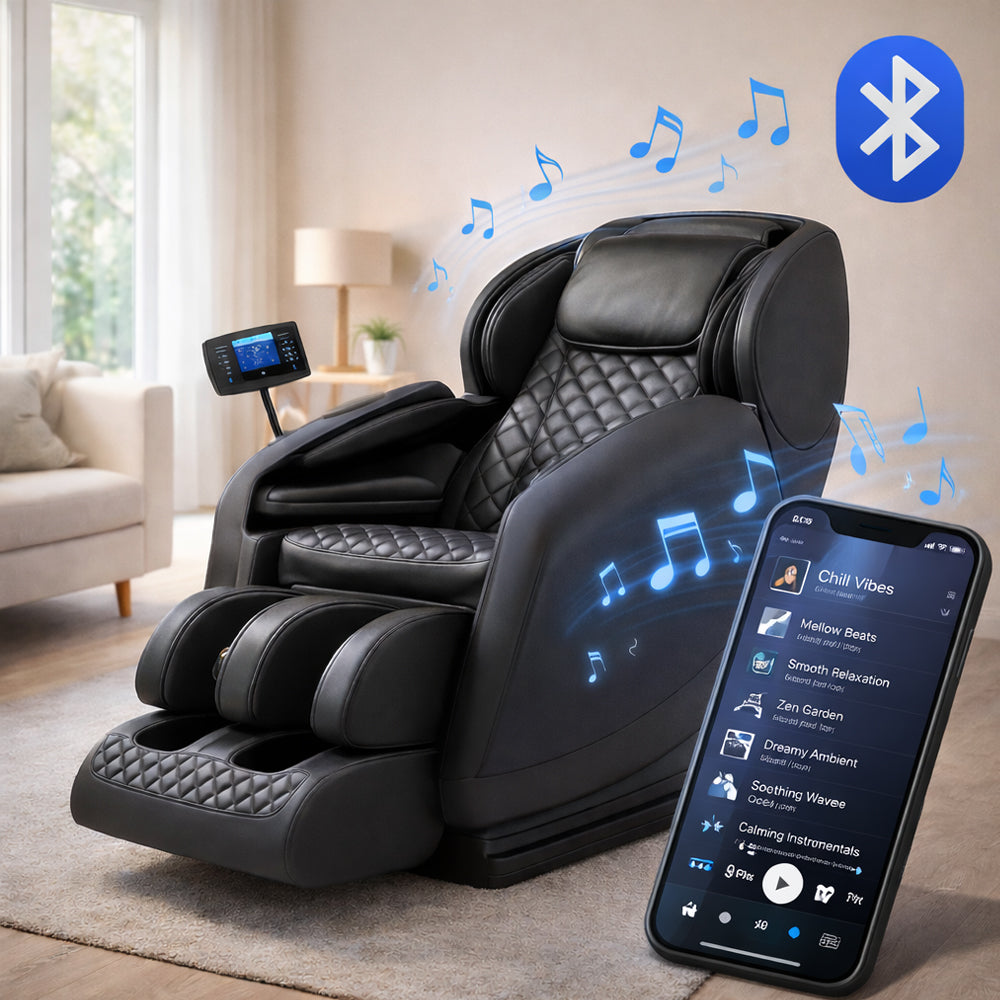 Lyxig massagestol – med Zero Gravity, värme och helkroppsmassage – modell 988E