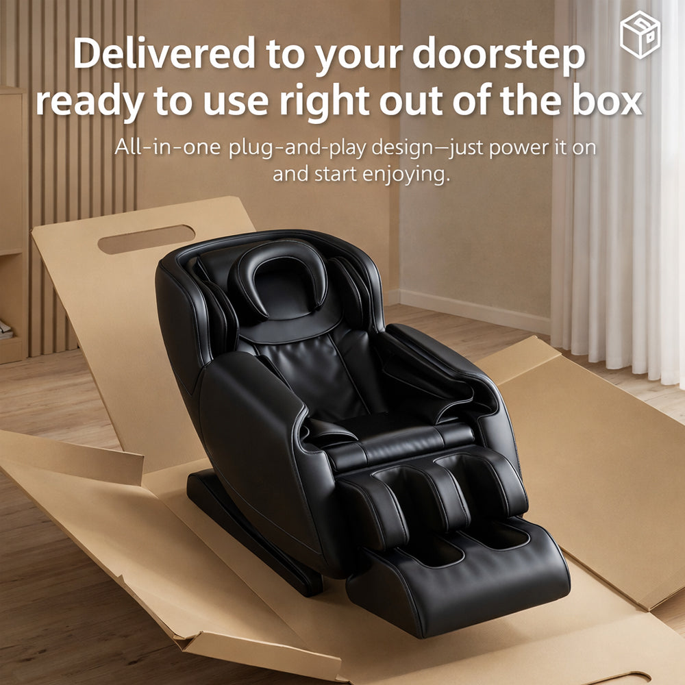 Lyxig massagestol – med Zero Gravity, värme och helkroppsmassage – modell 988E