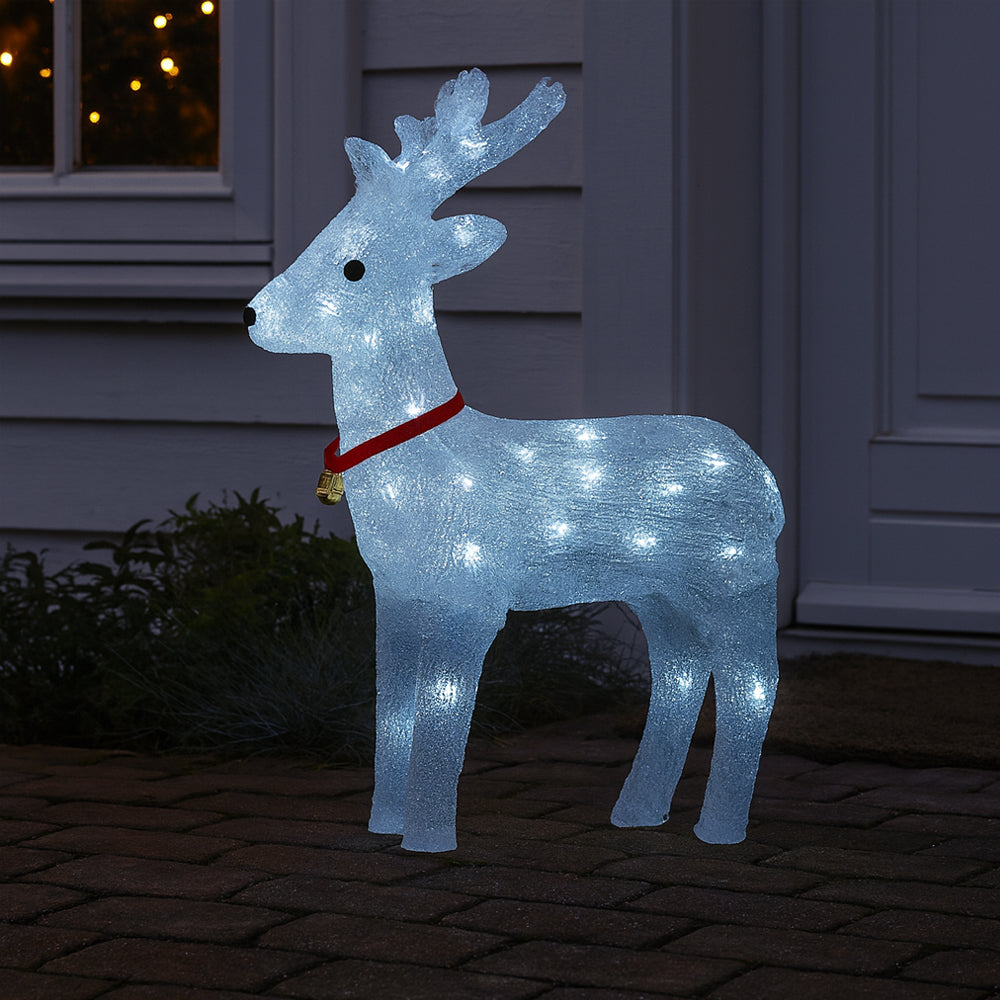 Akrylren - Höjd 40 cm med LED-lampor