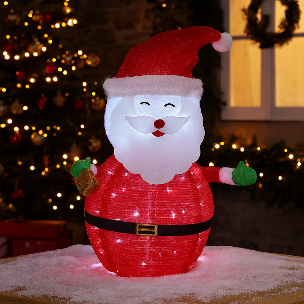 Tomtenisse 70 cm hög - Hopfällbar med timer -