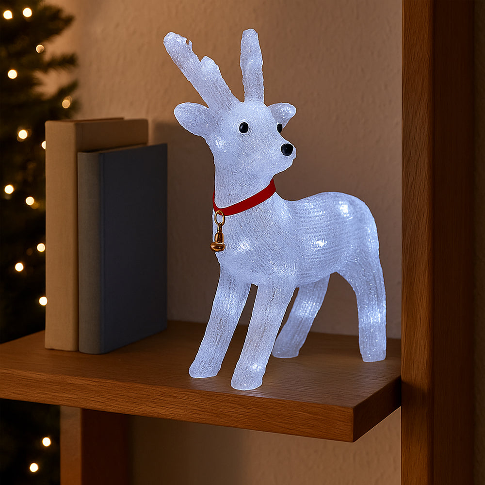 Ren Akryl - höjd 41 cm med LED-belysning