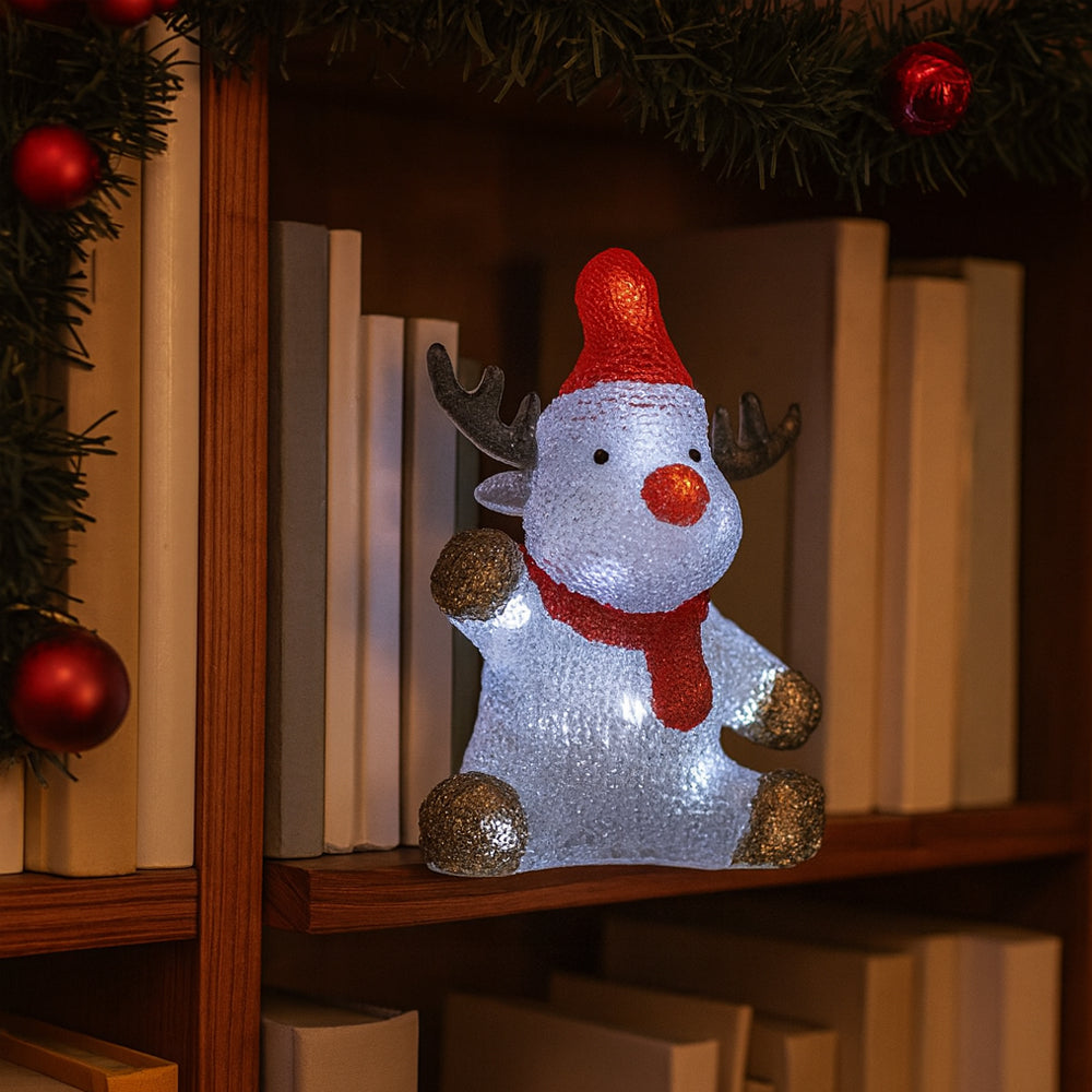 Ren Akryl - höjd 20 cm med LED-belysning