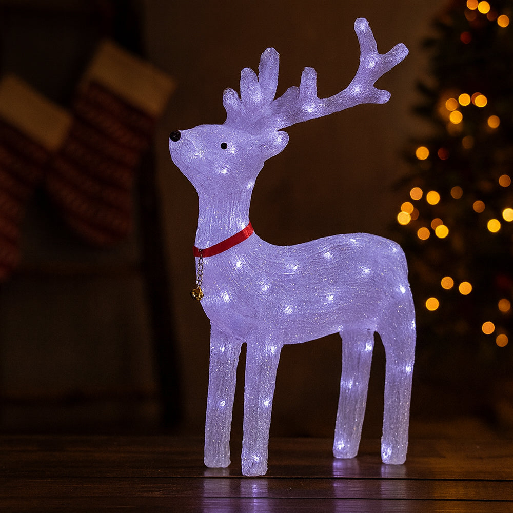 Ren Akryl - höjd 40 cm med LED-belysning