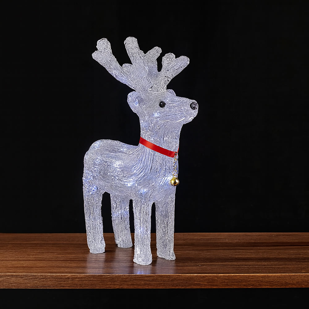 Ren Akryl - höjd 35 cm med LED-belysning