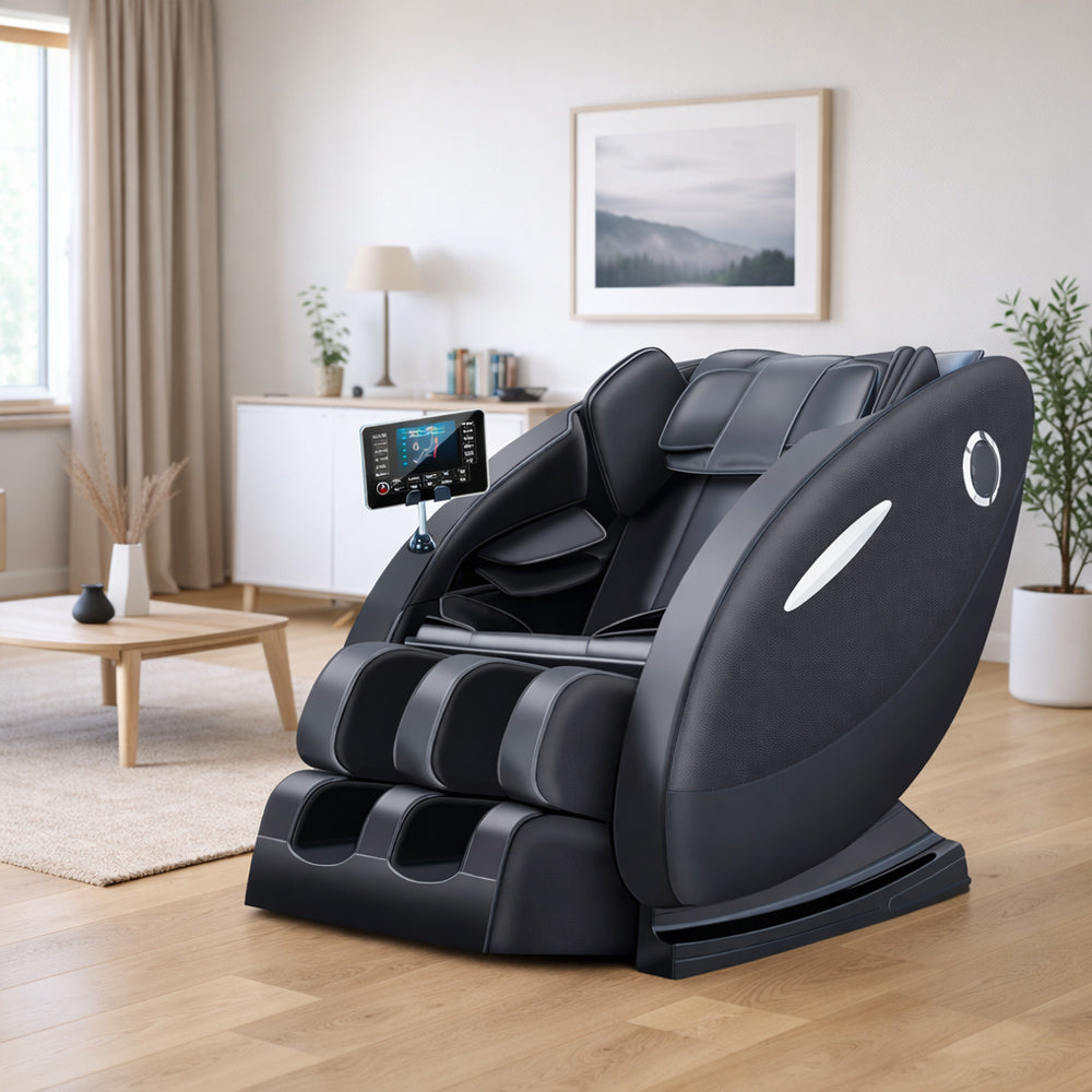 Massagestol 2D – Värmeterapi, AI-styrning, Zero Gravity – Modell A5 Plus