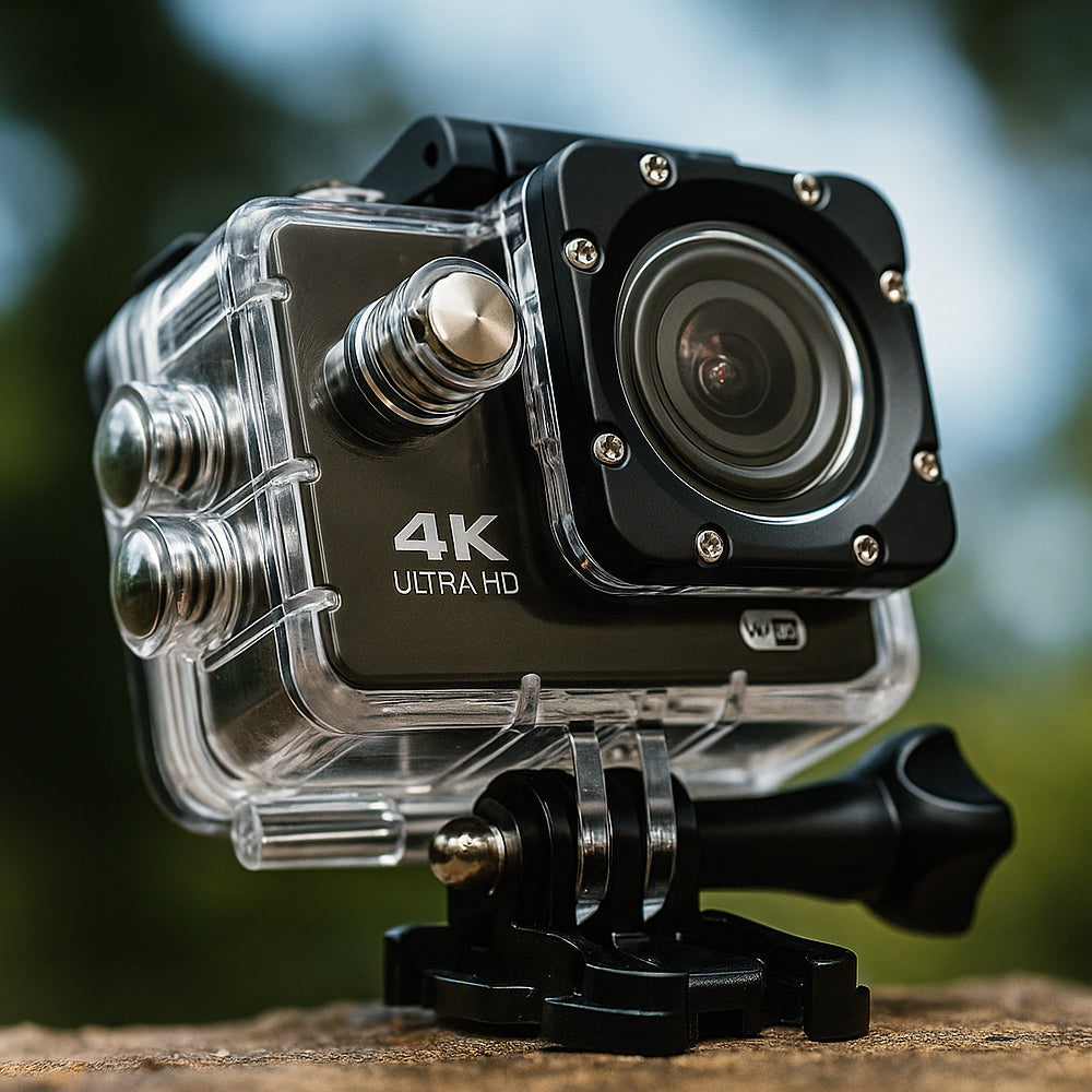 Action Camera 4K m/vattentätt fodral 30 meter - 16,0 megapixlar
