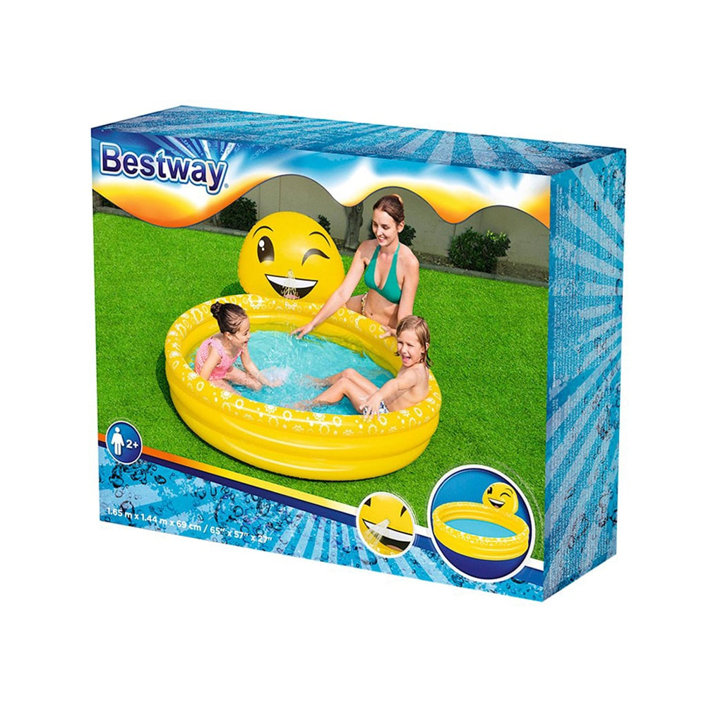 Emoji Barnpool med Fontän från Bestway