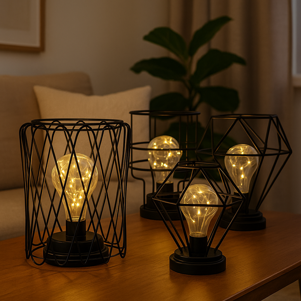 LED Dekorationslampa i Industrial Style