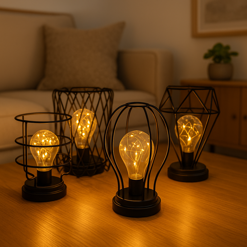 LED Dekorationslampa i Industrial Style