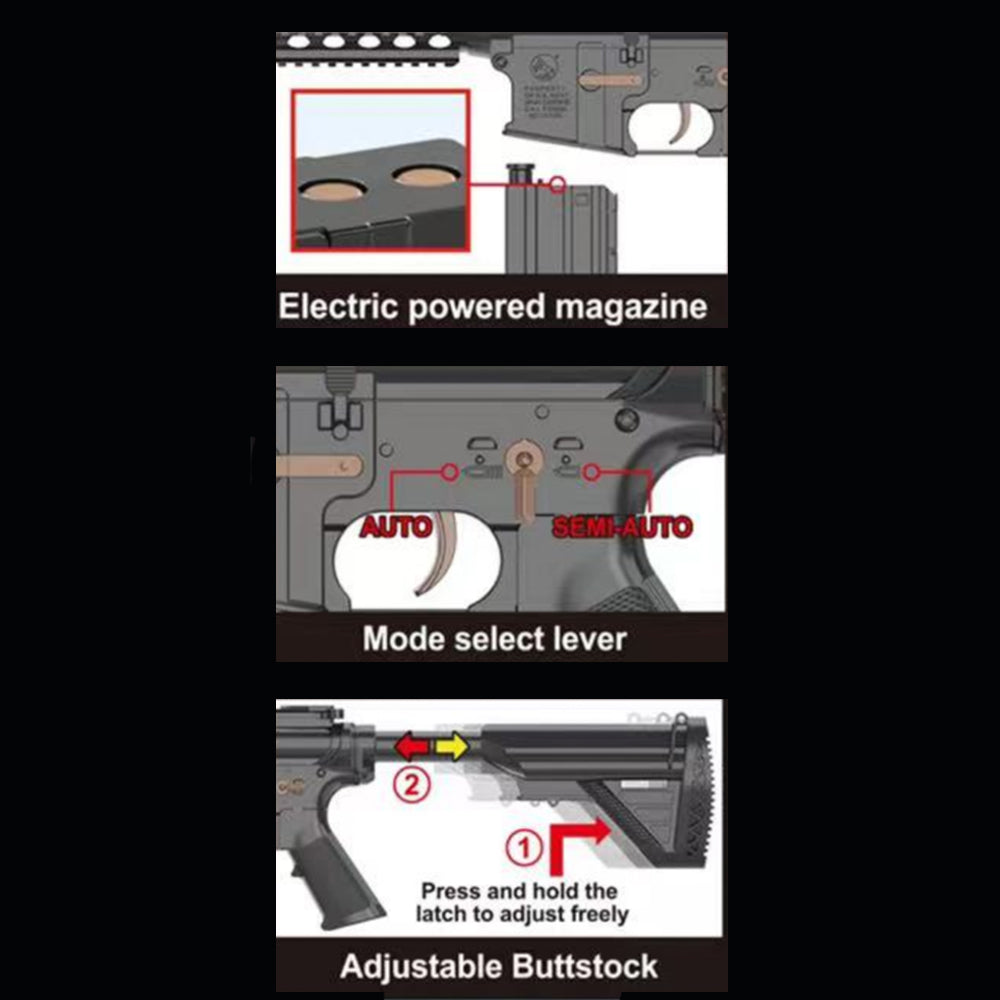 Gel Blaster – Elektriskt Gevär – modell M4A1