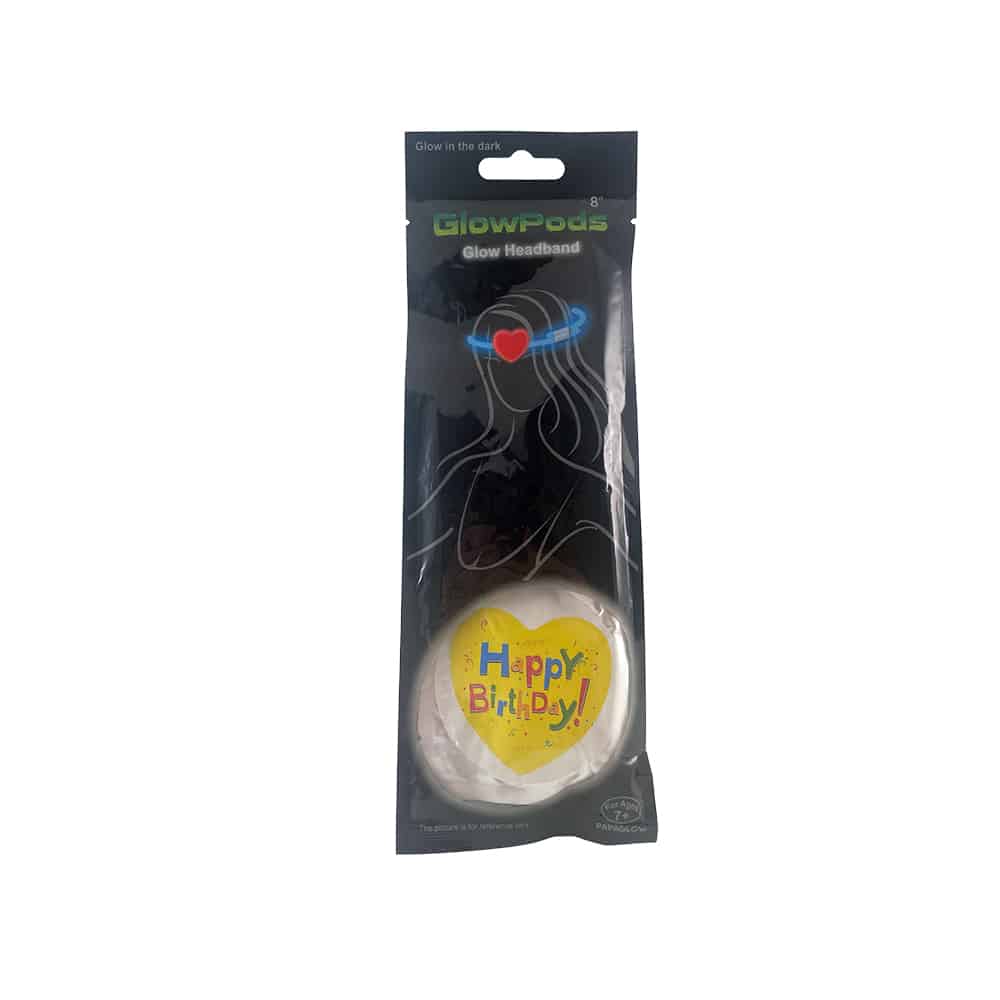 Pannband med hjärta - Självlysande glow stick - 3 modeller -