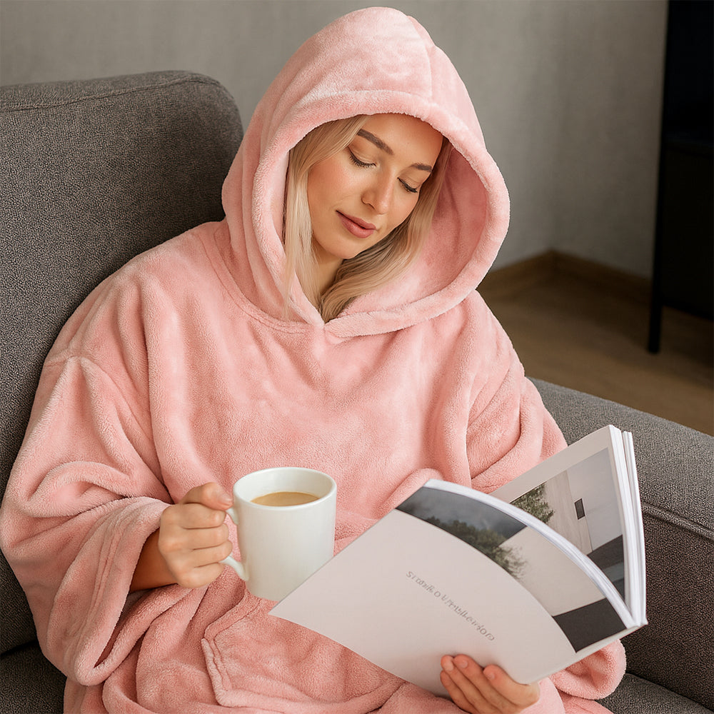 Oversized Hoodie Filt – den ultimata mysen och komforten!