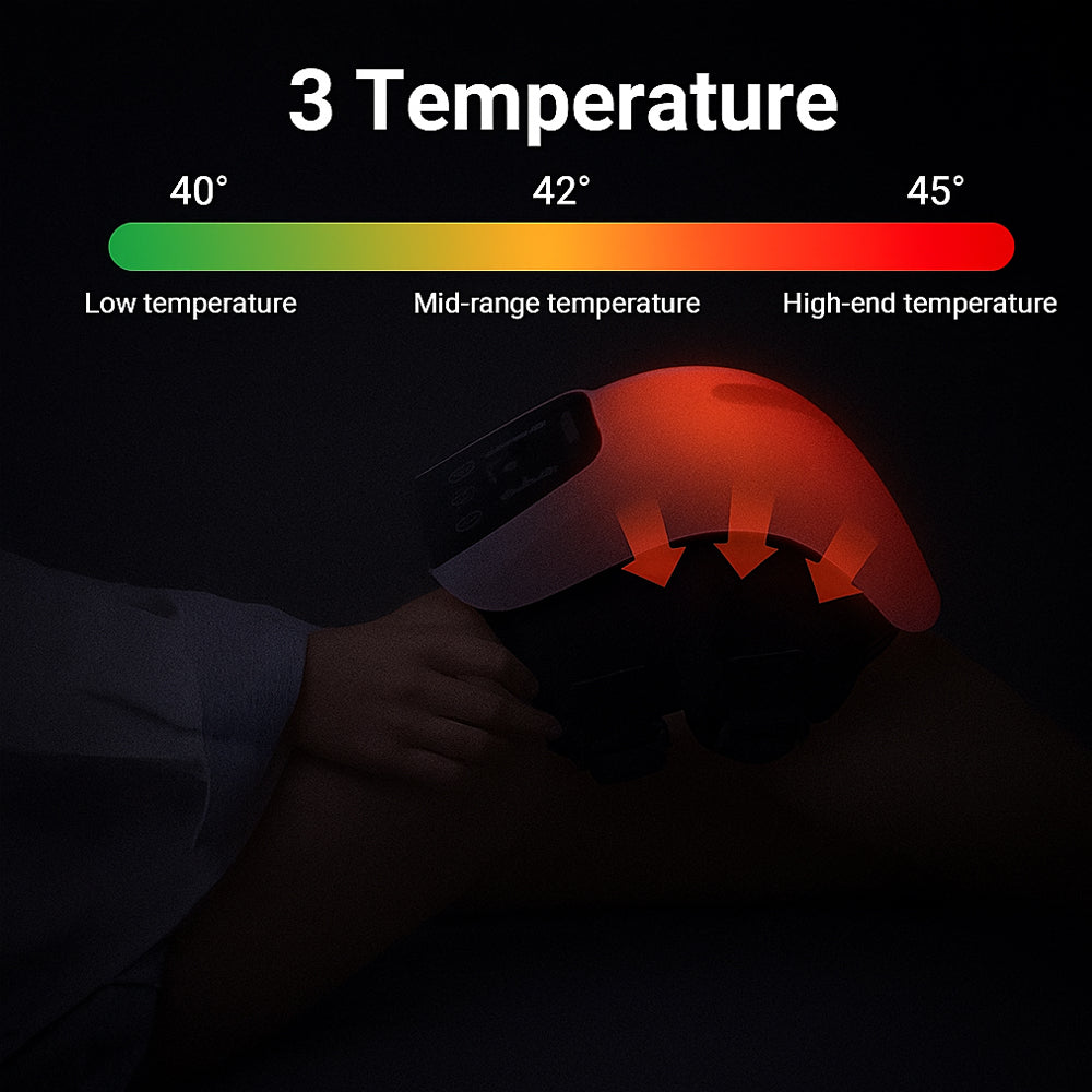 Knämassage + infraröd avlastning -Digital skärm-