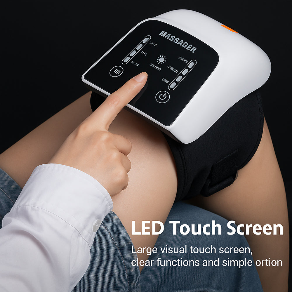 Knämassage + infraröd avlastning -Digital skärm-
