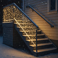 Ljusslinga med istappar 95 LED 3 meter, varmvit