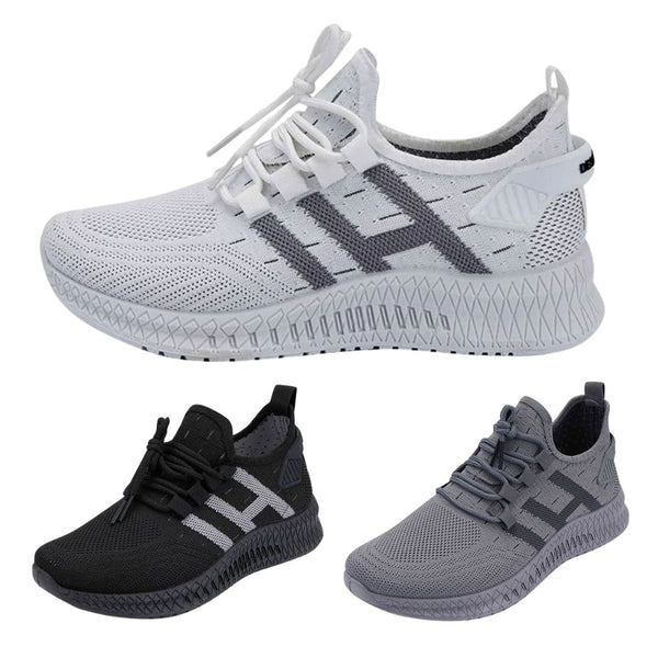 Löparskor/Sneakers för män, andningsbara och stötdämpande