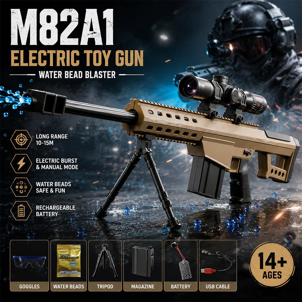 Gelblaster inkl. gelékulor – långdistans med kikarsikte modell M82A1