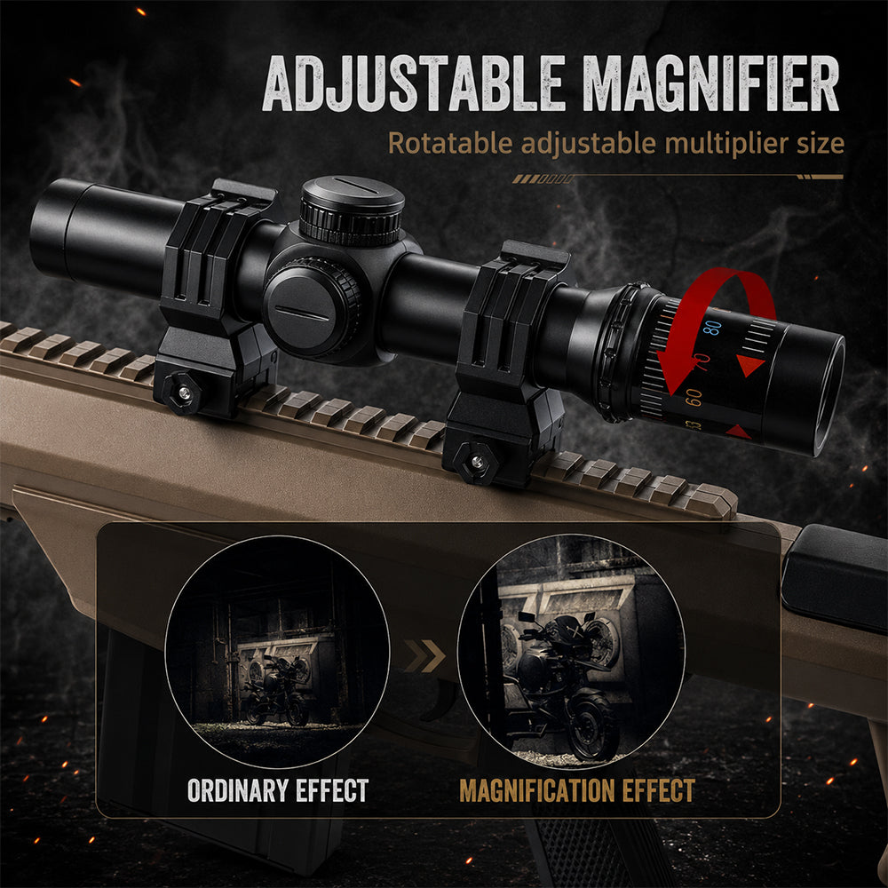 Gelblaster inkl. gelékulor – långdistans med kikarsikte modell M82A1