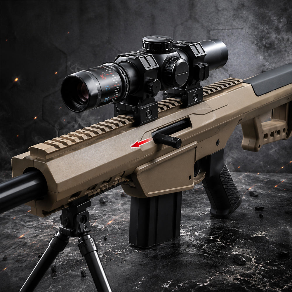 Gelblaster inkl. gelékulor – långdistans med kikarsikte modell M82A1