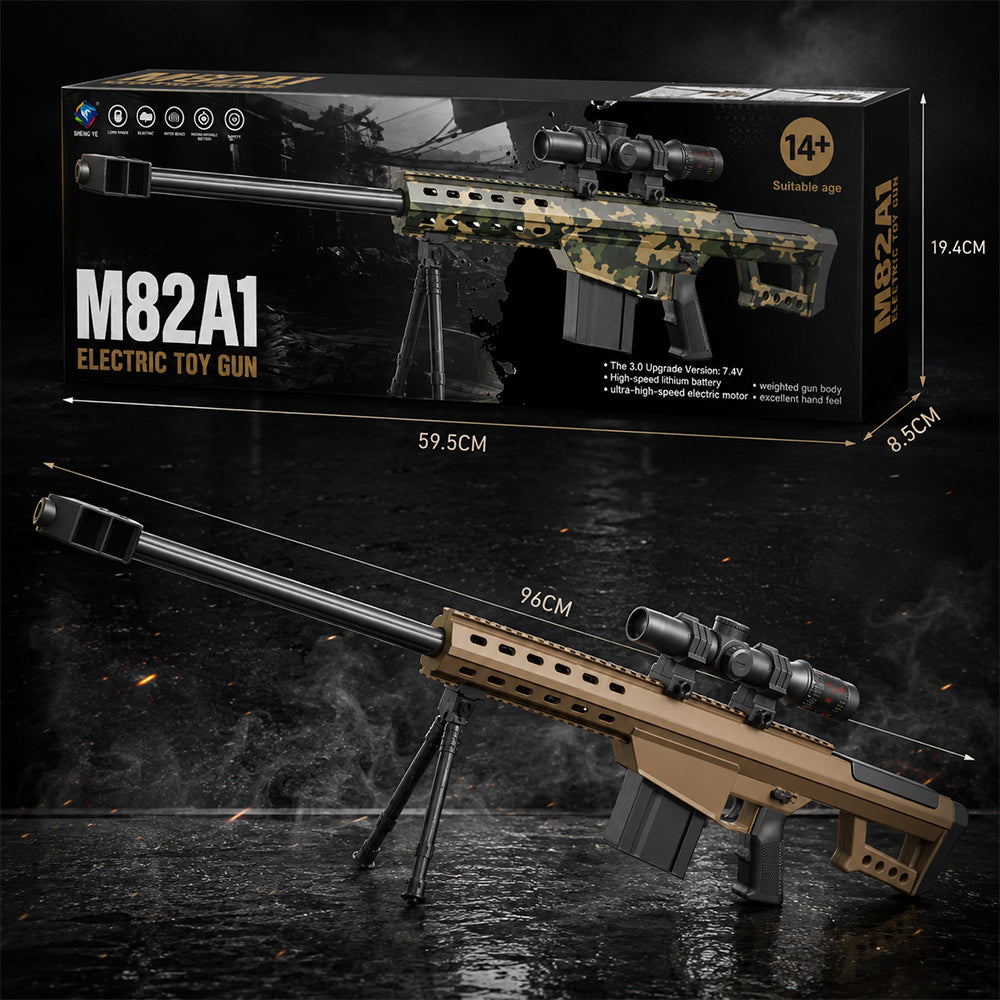 Gelblaster inkl. gelékulor – långdistans med kikarsikte modell M82A1