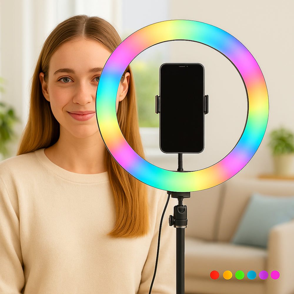 Ring Light RGB – 15 ljuskombinationer – MJ30