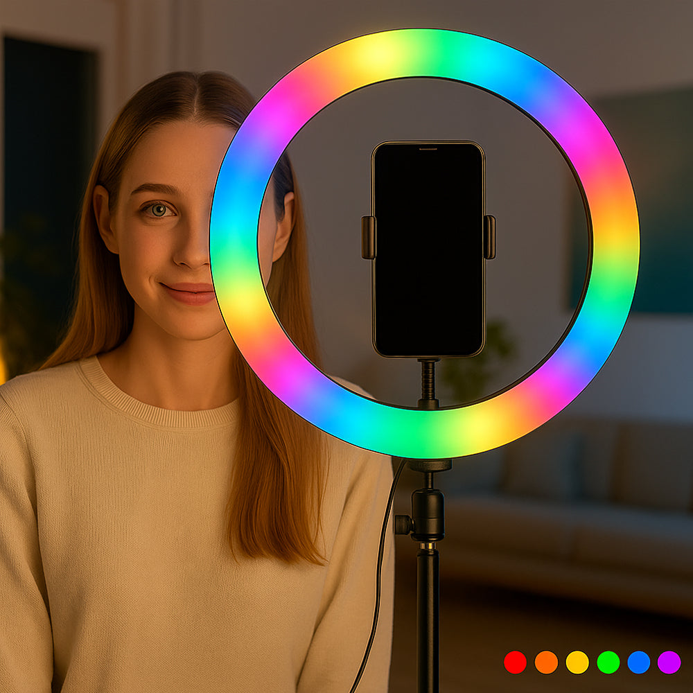 Ring Light RGB – 15 ljuskombinationer – MJ30