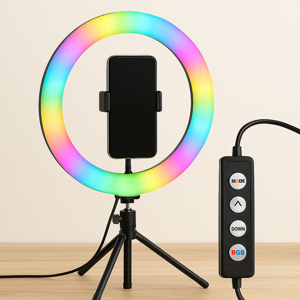 Ring Light RGB – 15 ljuskombinationer – MJ30