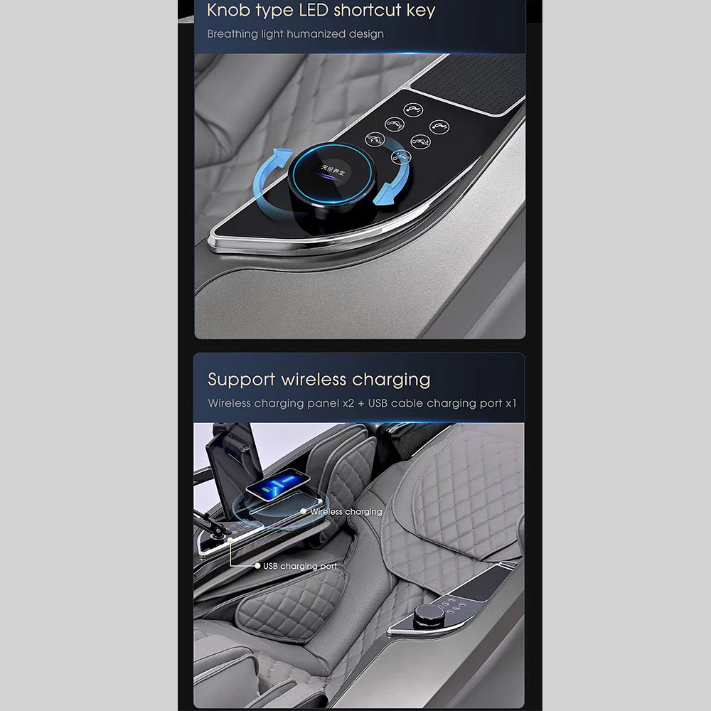 Massagestol 4D, Lux Pro Edition med SL-teknologi, AI-styrning och värme – Modell 988F6