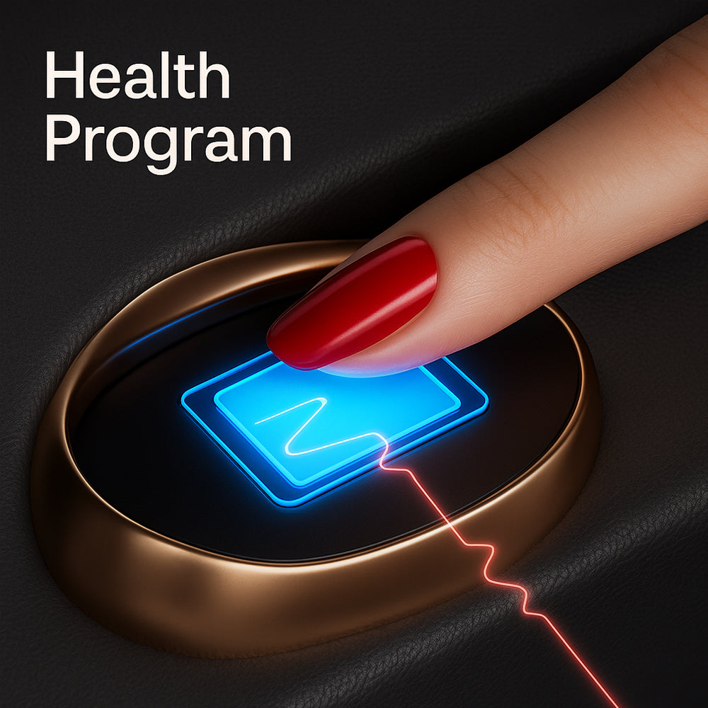 Massagestol 4D Lyx Pro+ med SL-teknologi, Värmeterapi, Röststyrning & Pekskärm – Modell M5 grå