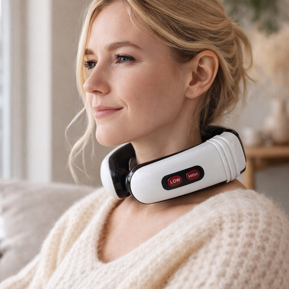 Nackmassage med Elektrostimulering och Magneter
