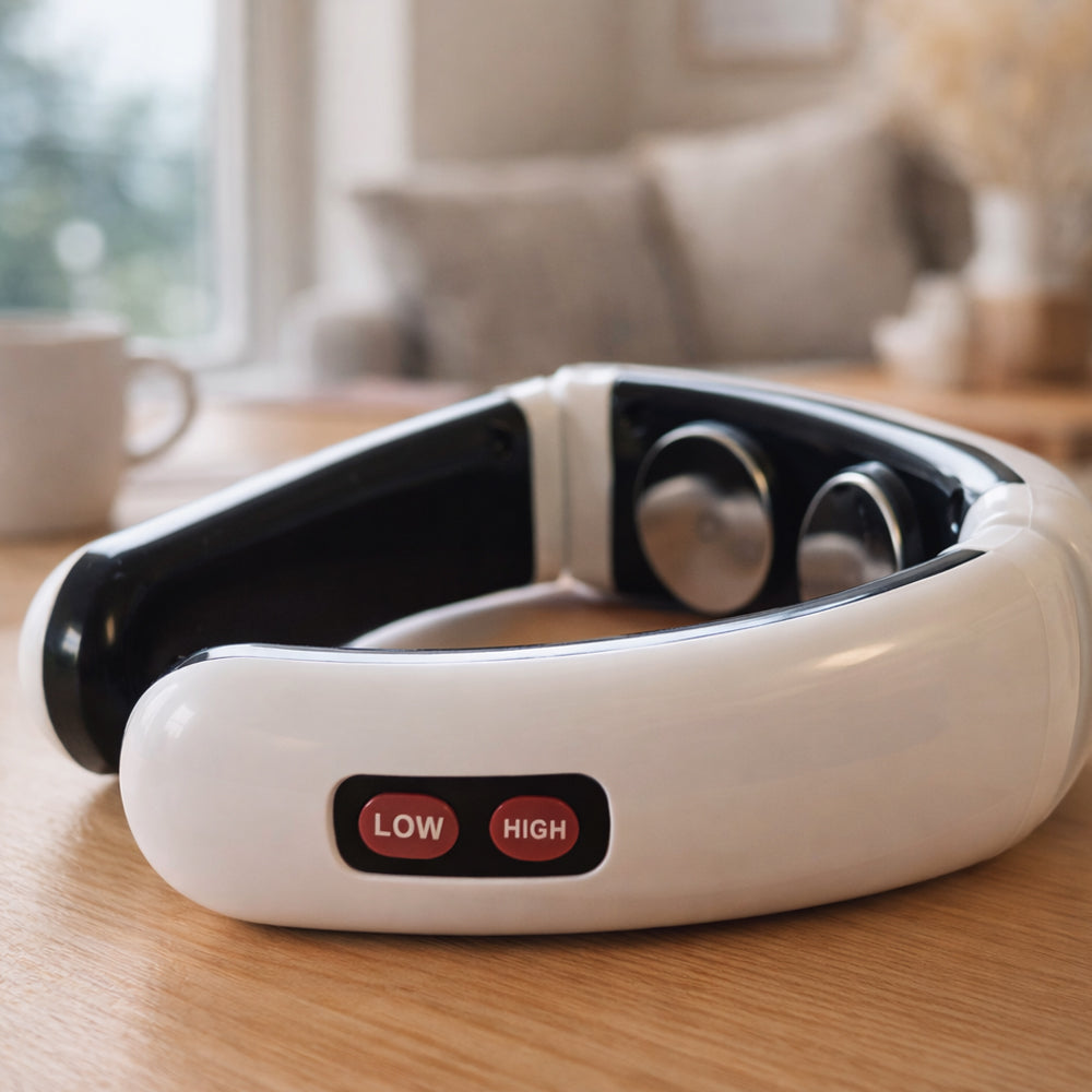 Nackmassage med Elektrostimulering och Magneter