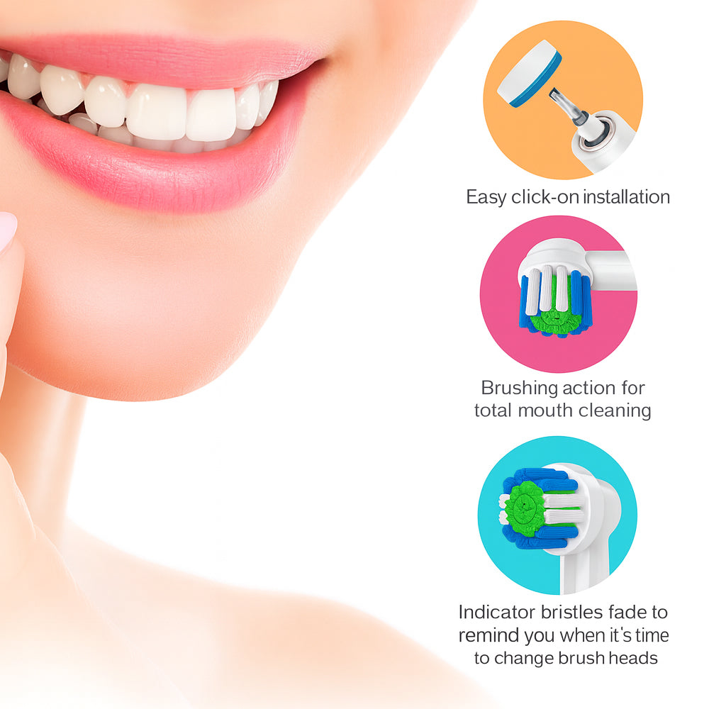 4 x 10 stycken. tandborsthuvuden för Oral-B
