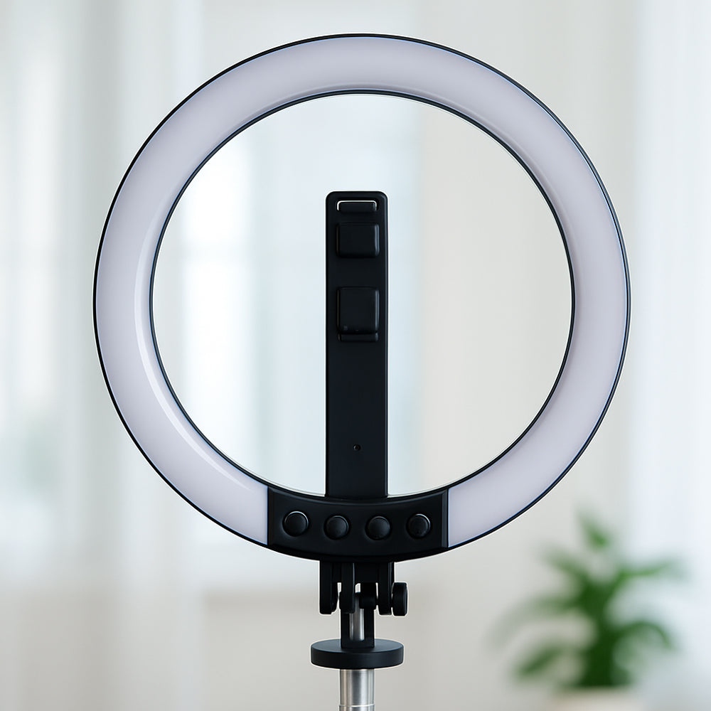 Ring Light med fjärrkontroll & stativ – 3 färgtemperaturer – P220-Q