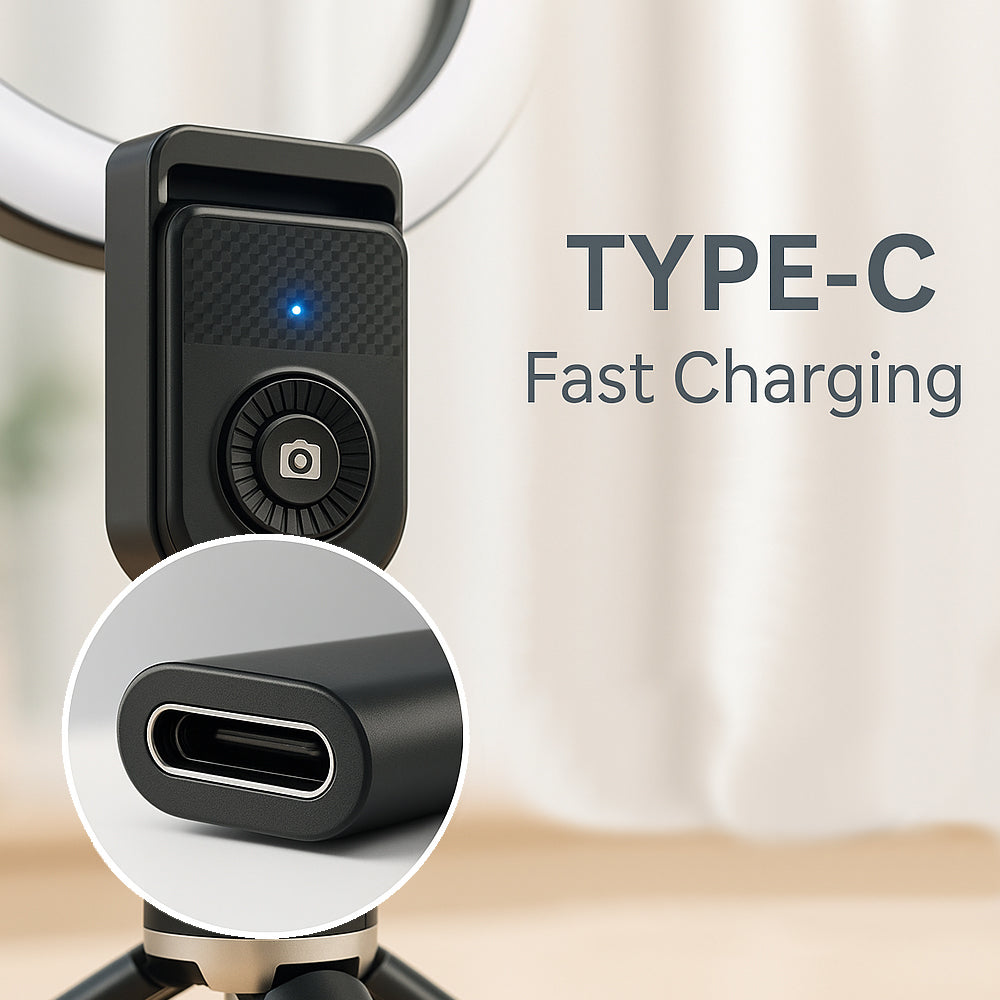 Ring Light med fjärrkontroll & stativ – 3 färgtemperaturer – P220-Q